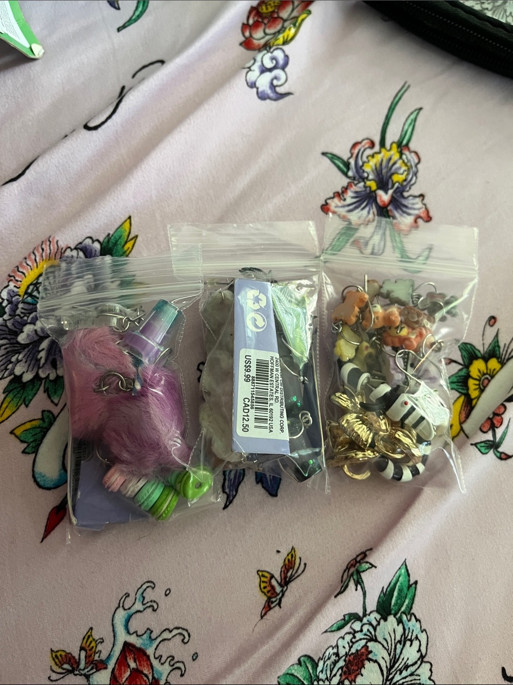 Assorted Small packs of earring (used and new) - around 16 pairs (or more)